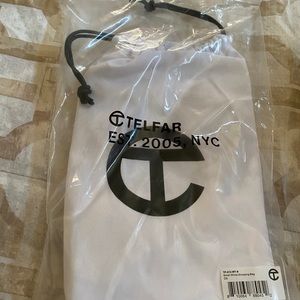 Brand new white mini Telfar bag